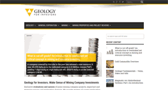 Desktop Screenshot of geologyforinvestors.com